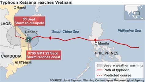 Typhoon Ketsana .